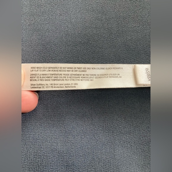 Anthropologie Daily Practice Satin Midi Dress Size Small Gray - Picture 5 of 6